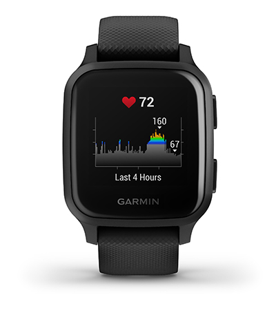 Смарт-годинник Garmin Venu Sq Music Edition чорний з сірим