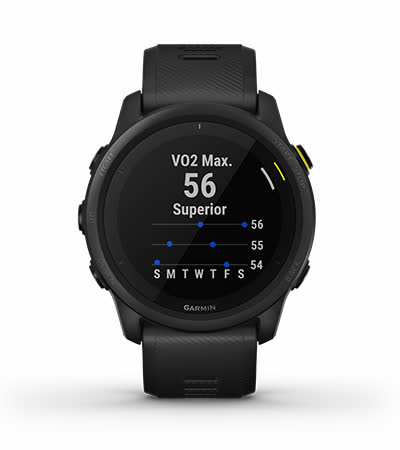 Forerunner 745 вимірює VO2max