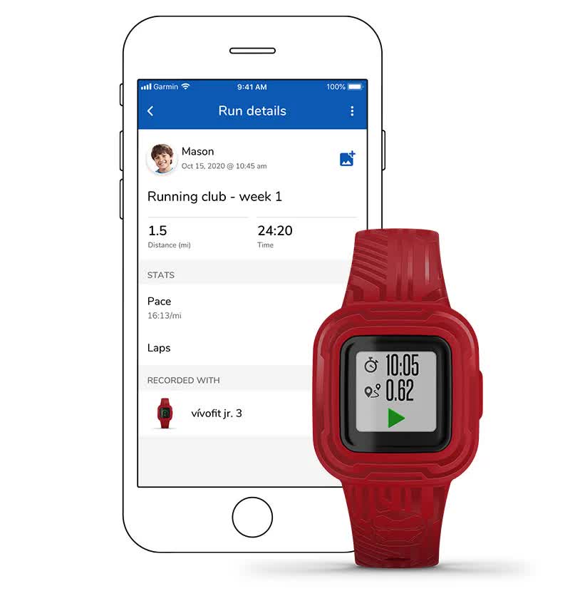 vivofit junior 3 стежить за активністю дитини