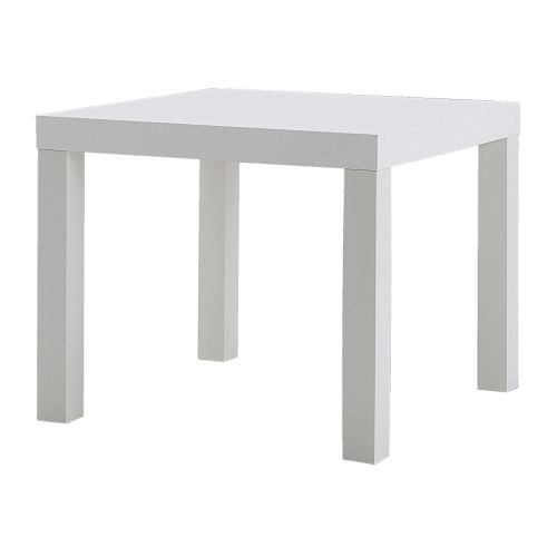 IKEA TABLE LACK - БІЛИЙ, ЧОРНИЙ бічний столик журнальний столик