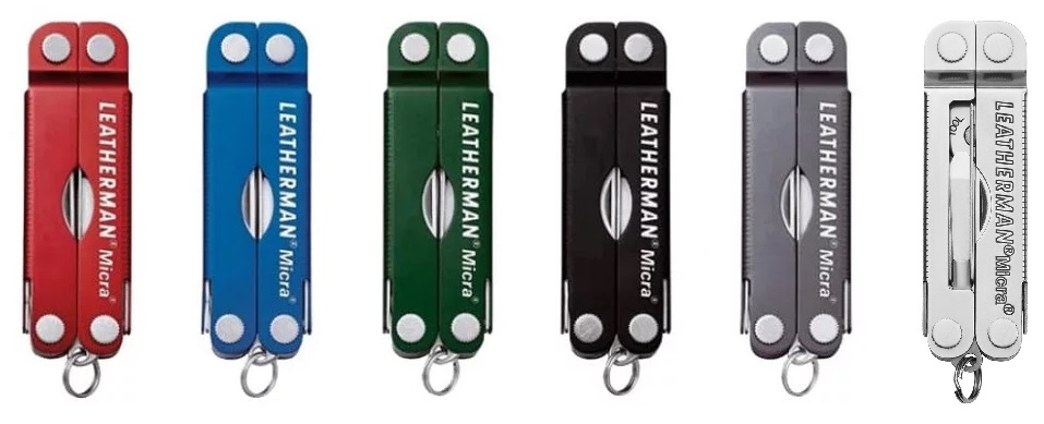 Брелки-мультитулы Leatherman Micra Red, Blue, Green, Black, Gray