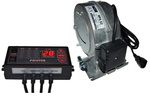 Автоматика Polster-c11 и вентилятор X2