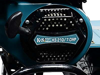 Мощный бензиновый двигатель культиватора Konner&Sohnen KS 7HP-1050SG