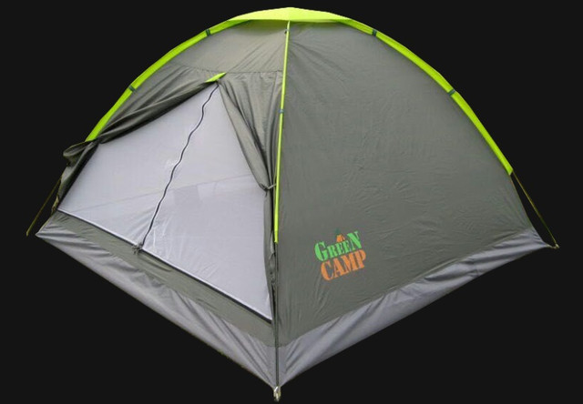 Палатка туристическая трехместная GreenCamp 1012