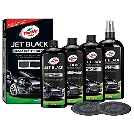 Набор полиролей для авто черного цвета Turtle Wax Black Box Jet Black Finish Kit (52731) 4x355мл