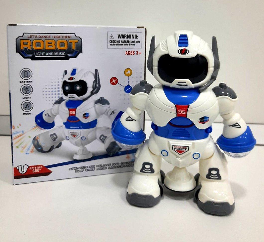 Интерактивная игрушка музыкальный, танцующий робот Dancing Robot