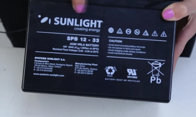 корпус акумулятора Sunlight sp 12 - 33