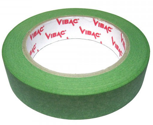 Лента малярная зелёная ЭКО 24 мм х 40 м 80°C Vibac