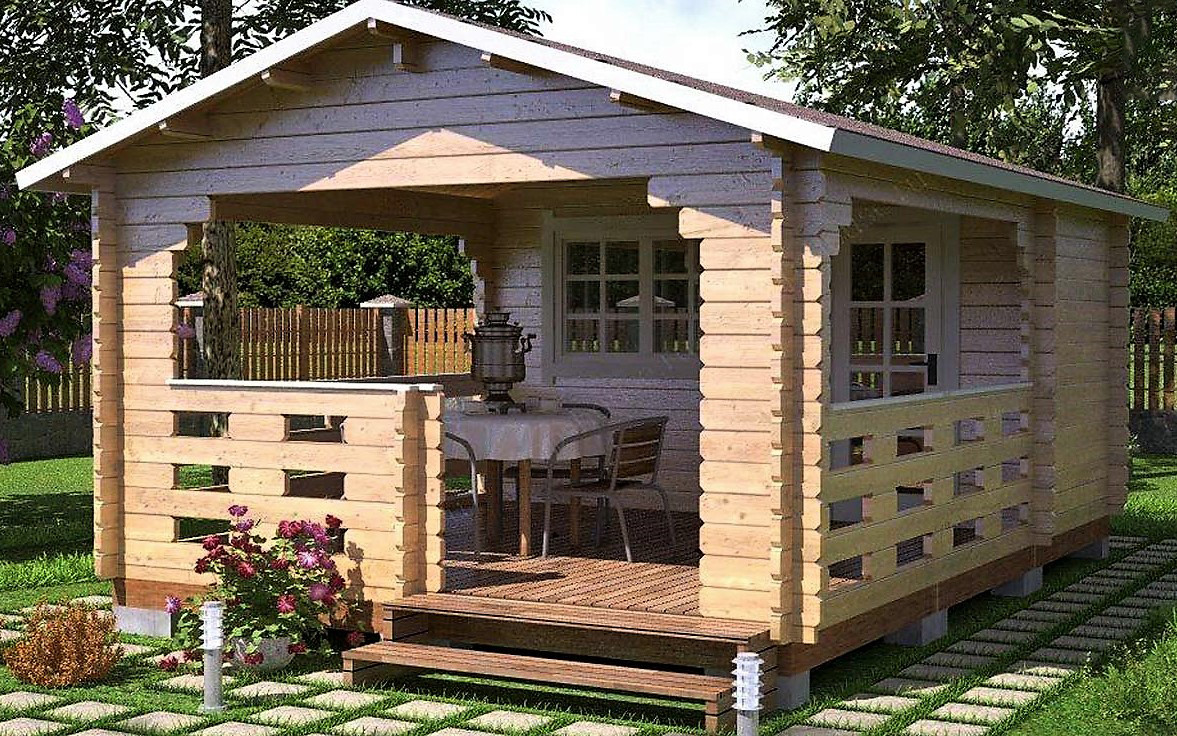 Беседка из профилированного бруса