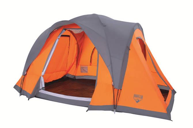 Палатка Bestway 68016 "Camp Base" купить дешево Палатка туристическая большая 6-ти местная Bestway 68016 "Camp Base"