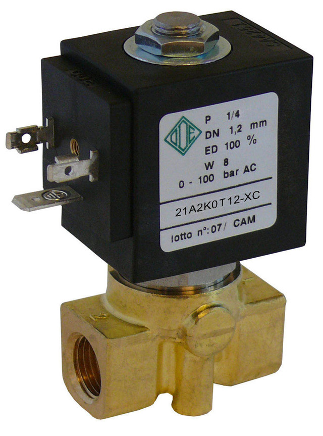 Электромагнитный клапан для воды 21A2K0T12-XC G1/4