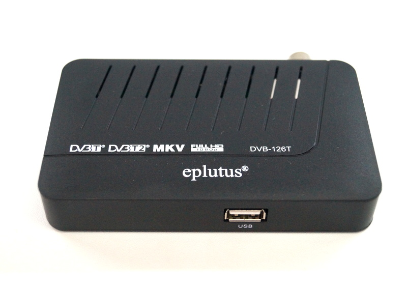 Цифровой эфирный тюнер Т2 Eplutus DVB-126T ресивер в машину