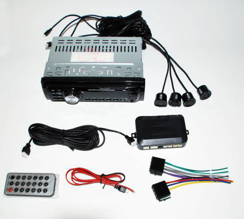 Магнитола автомобильная Pioneer 1042P / ISO USB флешки + SD карты памяти + AUX + FM (4x50W)