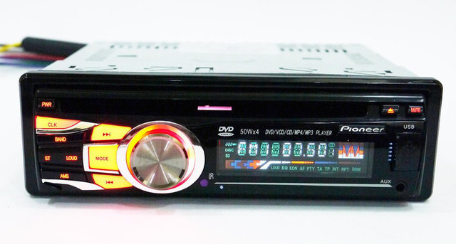Автомагнитола с хорошим звучанием Pioneer 3218 универсальная DVD магнитола