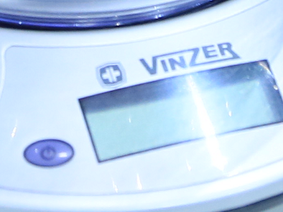 Цифровий монохромний дисплей ваг кухонних Vinzer 89187