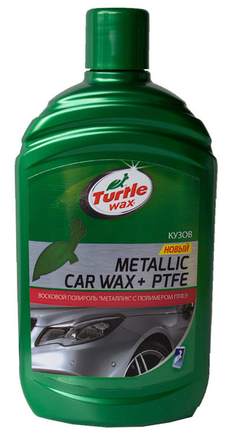 Полироль с тефлоном Metallic Car Wax + PTFE 500 мл Turtle Wax 52889