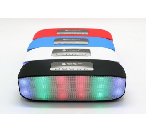 Колонка Bluetooth NR-2014 LED переносной динамик с подсветкой популярный NEW RIXING