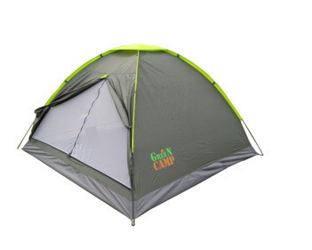 Палатка туристическая трехместная GreenCamp 1012
