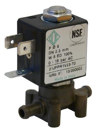 Электромагнитный клапан для воды 21JPPR1V23, под трубку