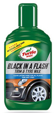 Полироль для пластика Black In A Flash 300 мл Turtle Wax 18201