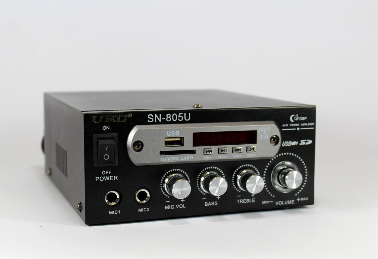 Компактный усилитель звука AMP 805 BT усилитель аудио