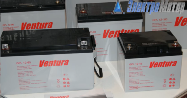 Акумулятор Ventura VG 12-65 асортимент