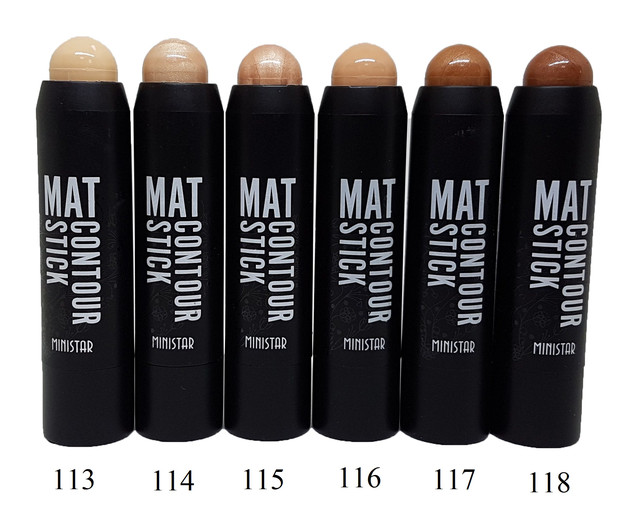 Корректор для лица Ministar Mat Contour Stick #B/E - фото 1
