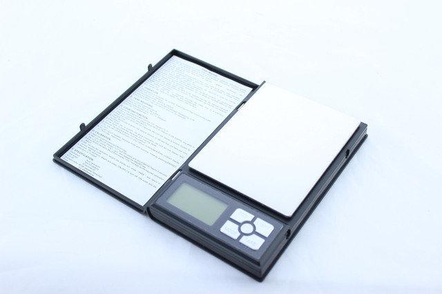 Портативные электронные весы в виде небольшой записной книжки ACS 500g/0.01g 1108