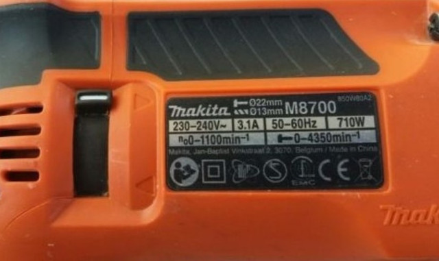 мощность Makita M8700