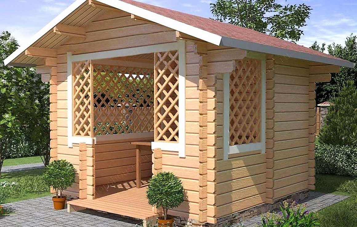 Беседка из минибруса комплект для самостоятельного монтажа