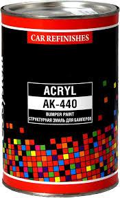 Структурная бамперная краска CS System АК – 440 Черная 1л