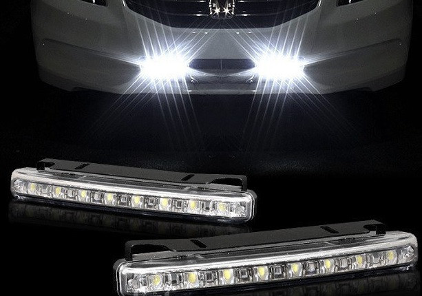LED Авто Фара Ходовые огни DRL-9W 9 диодов фары в машину дневные огни