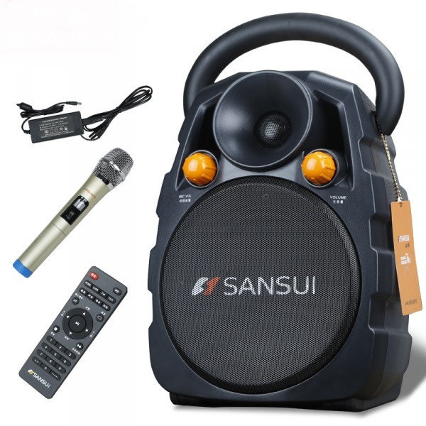 Колонка с микрофоном SS3-06 аккумуляторная акустика Sansui активная портативная