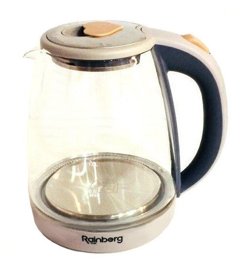 Чайник стекло 1.8л RAINBERG RB-902 2200 Вт электрический чайник стеклянный чайник