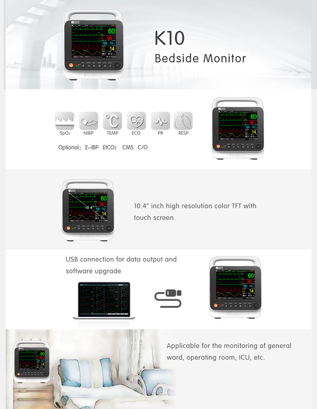 K10 base приліжковий монітор пацієнта