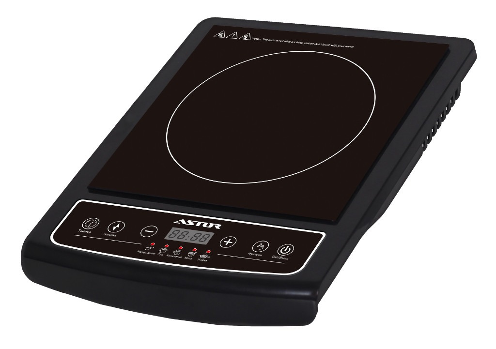 Индукционная плита 8 режимов ASTOR IDC-18205 электрическая плита с таймером бытовая