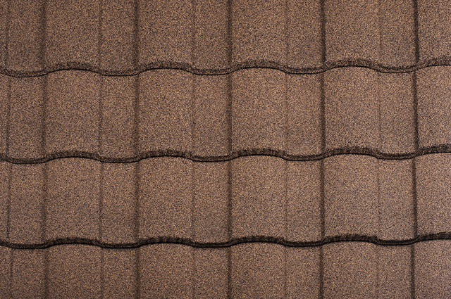 Композитная черепица Metrotile Roman (роман) Walnut - фото 3