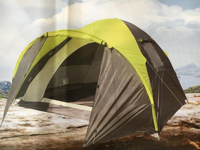 Палатка 3-х местная GreenCamp 1011-2, на 2 входа