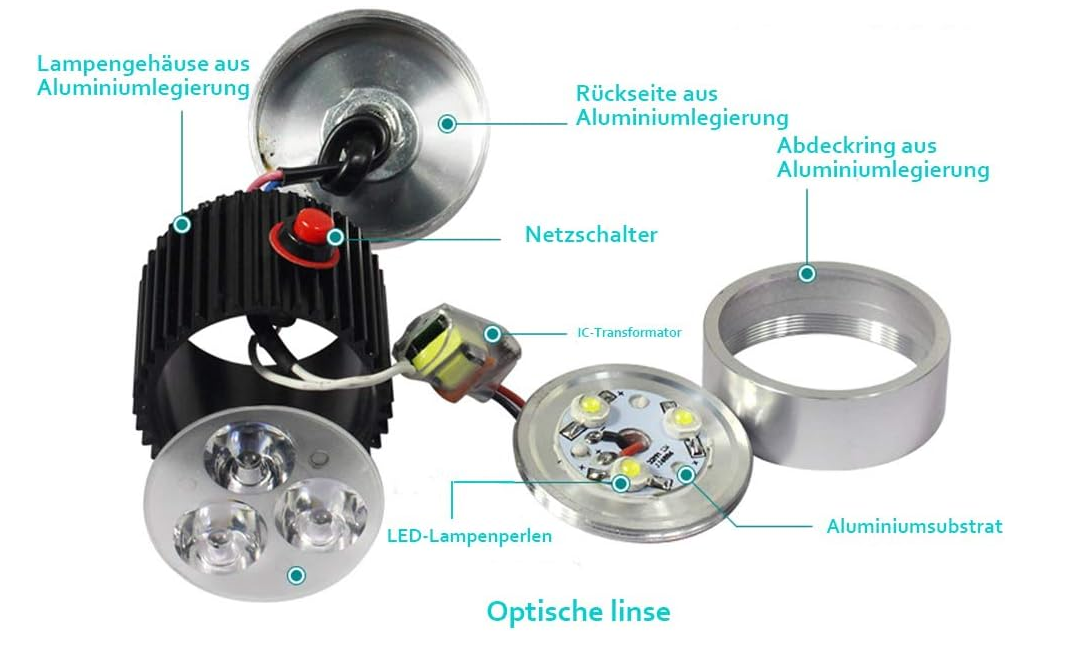5W 500mm CNC Drehmaschine LED Arbeitsleuchte Fixed/Magnetische Base Lampe Licht