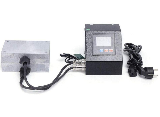 Industrial Control Kolophonium Press Kit: 6"x4 beheizte Platten + Kabel mit EU-Stecker 1200W