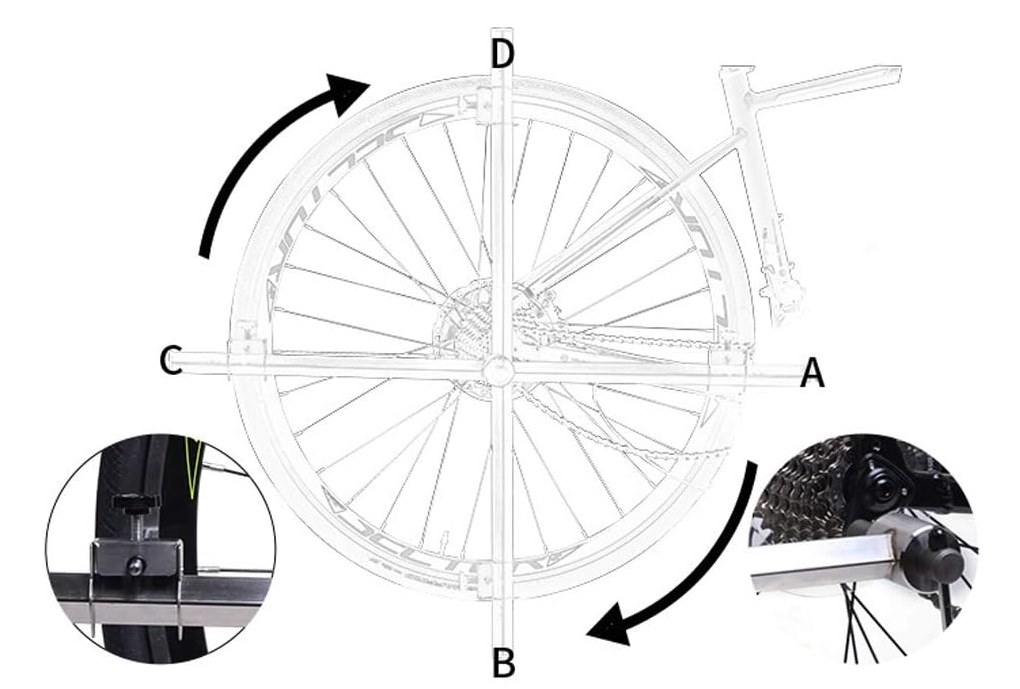 Edelstahl Fahrrad Schaltauge Alignment Gauge Bike Repair Tool Reparatur Werkzeug