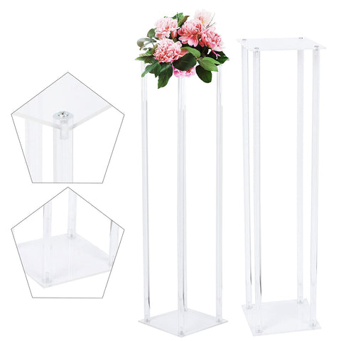 Acryl Blumenständer Metall Vase Stand
