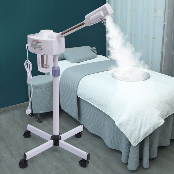 CNCEST Gesichtsdampfer Verstellbaren Ständer Dampfmaschine Warme Nebel Spa Misting Vaporizer 360° Drehbaren