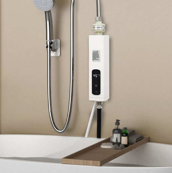 Mini Durchlauferhitzer Elektrische Durchlauferhitzer Dusche für Badezimmer Küche, 3.5KW