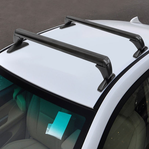 Dachträger Aluminium Dachgepäckträger Auto 2-teiliger Universal Kreuzschienen Relingträger