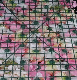 Künstliche Blumenwand Seidenblume Künstliche Blumenwand Panel Seidenblume Rosenwand Hochzeit Straße Dekor
