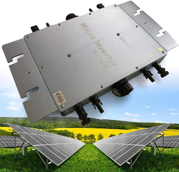 Solar Micro PV Inverter Modul Wechselrichter 1200W Zubehör Kit IP65 (Blau)