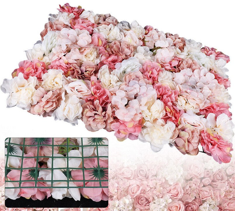 Künstliche Blumen Säule Wand 6X Künstliche Blumenwand Rosenwand DIY Schöne Hintergrunddekoration
