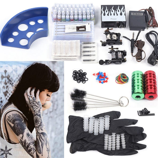 Komplett Tattoomaschine Set Tätowierung Tattoo Starter Kit