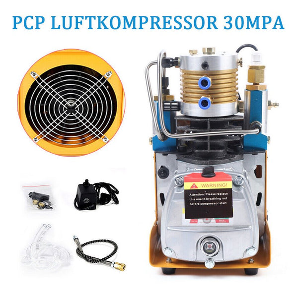 Hochdruckluftpumpe Selbstabschaltung Kompressor Luftpump PCP Luftkompressor 30Mpa